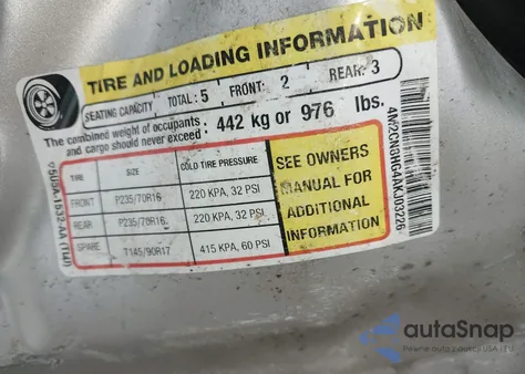 2010 Mercury Mariner Premier из США, поврежденный, VIN 4M2CN8HG4AKJ03226